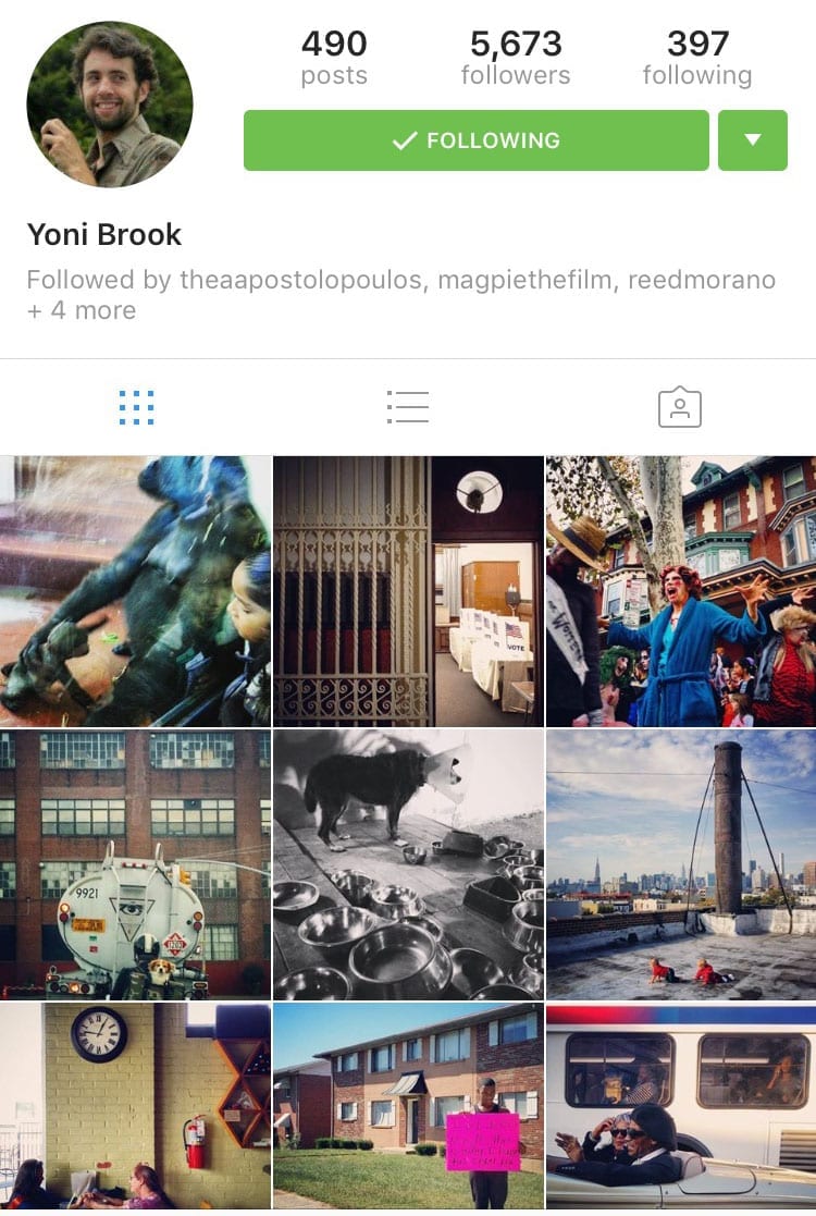 filmmaking instagram accounts