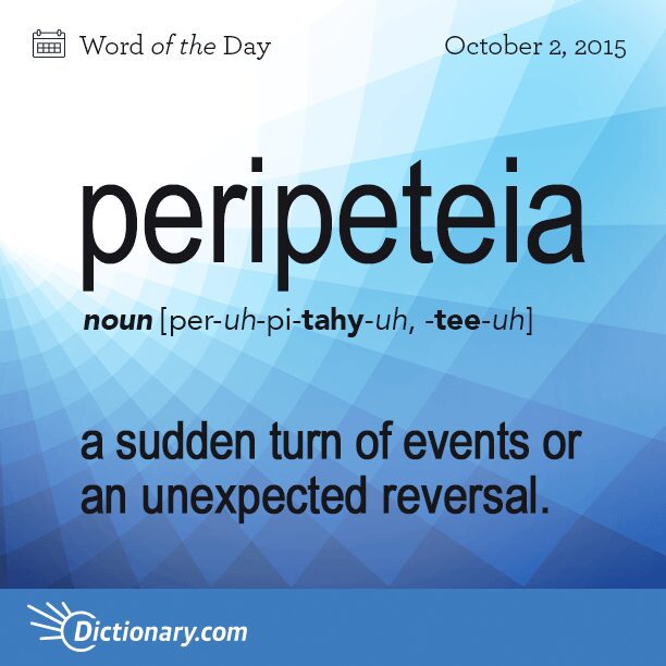 what is peripeteia in literature