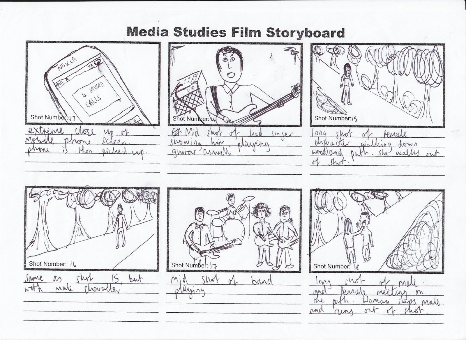 assignment on storyboard