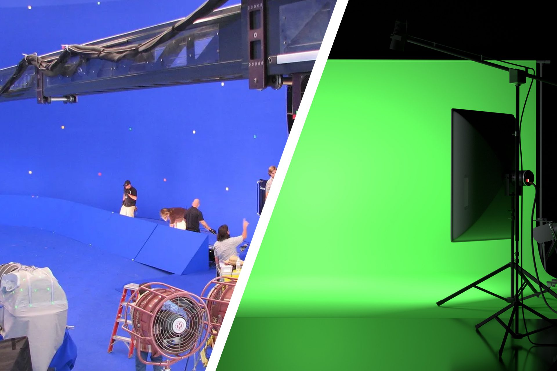 When to use a blue screen vs. green screen