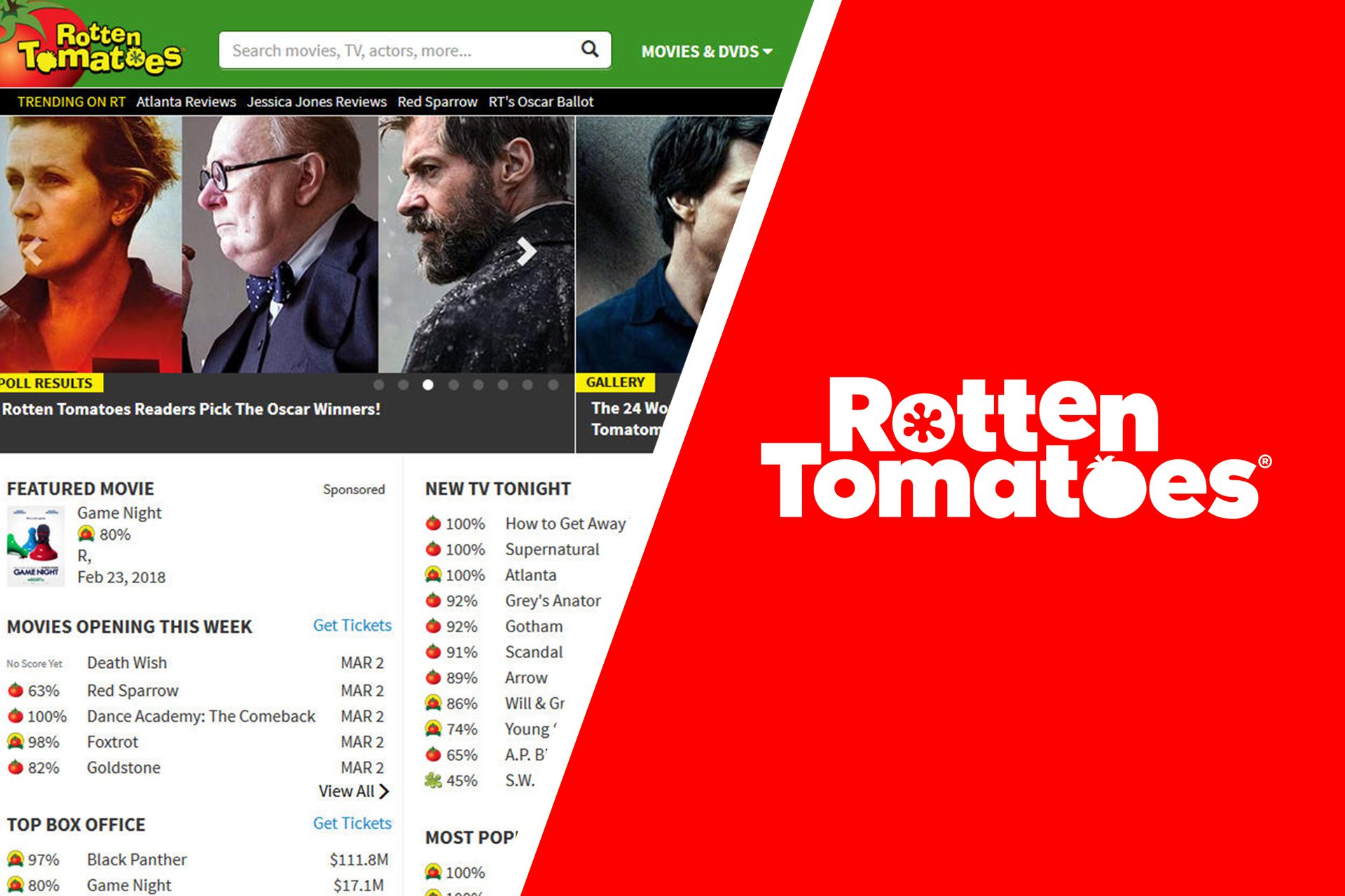 Watch Free Highly Rated on Rotten Tomatoes Movies and TV Shows Online